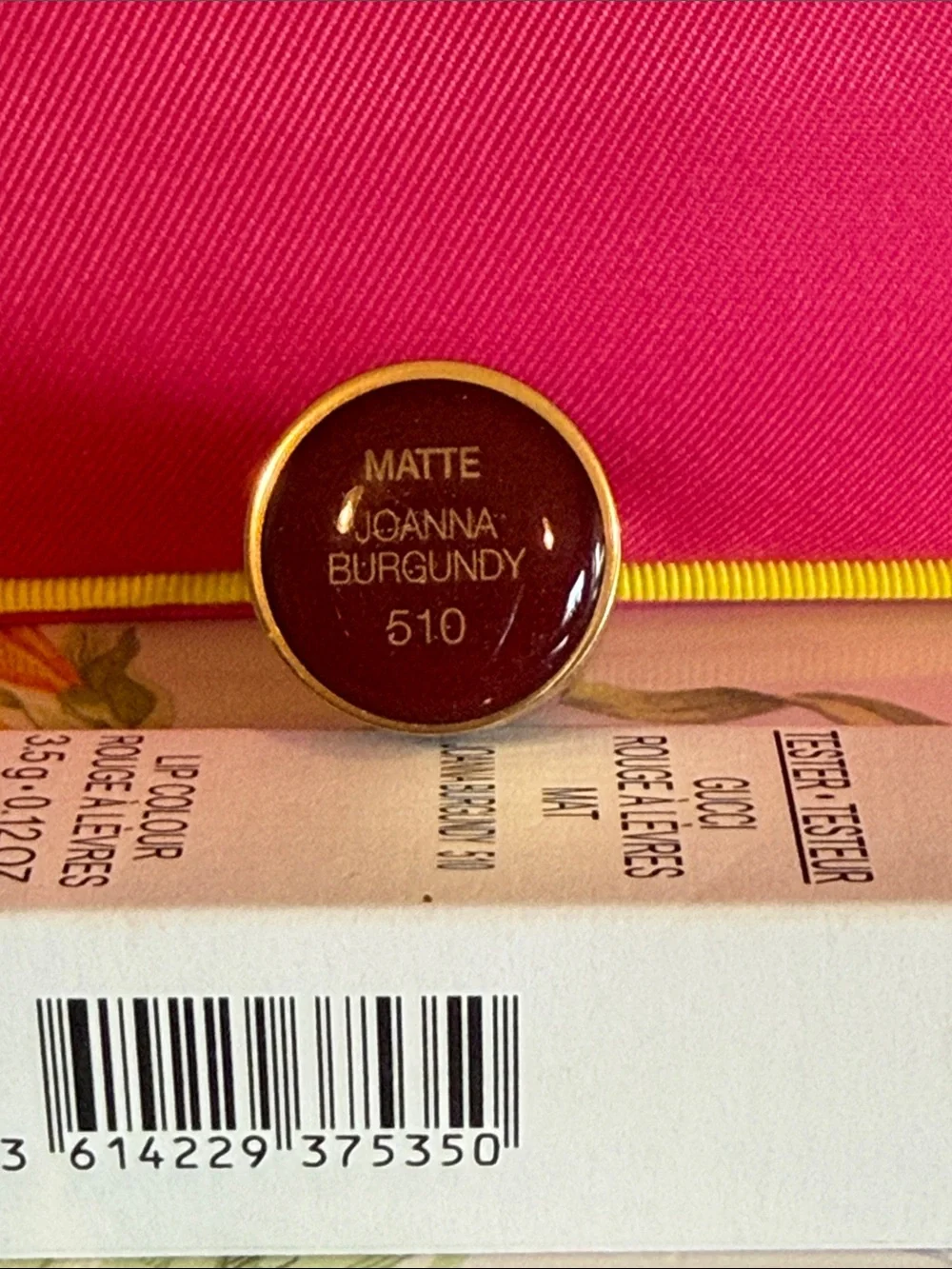 Gucci Matte Lipstick Joanna Burgundy - Deep Wine Shade